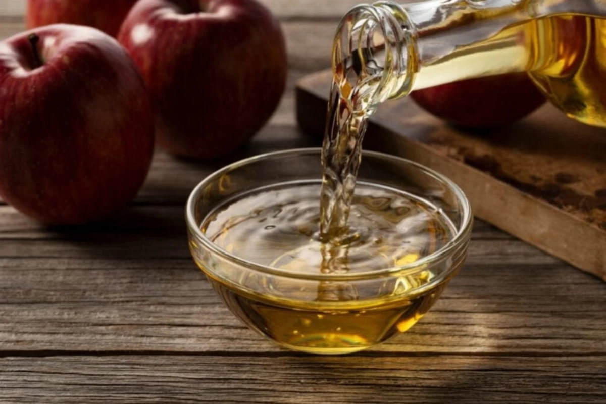 Vinagre de maçã por Shutterstock