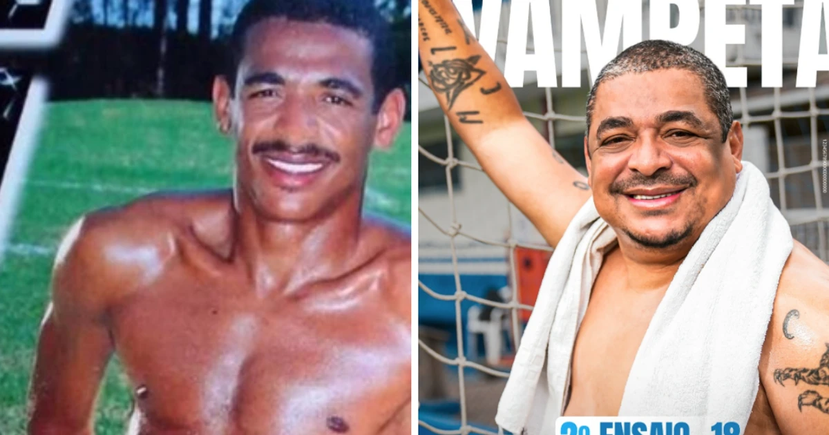 Imagem - Vinte e seis anos após posar nu, Vampeta anuncia novo ensaio +18