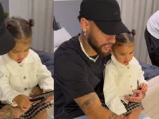 Imagem - Mavie, filha de Neymar, reconhece irmã em foto e a chama por apelido fofo; veja