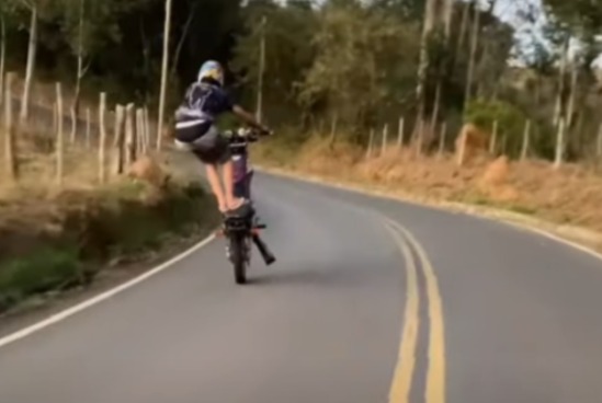 Grau de moto por Reprodução/Marciel do Grau