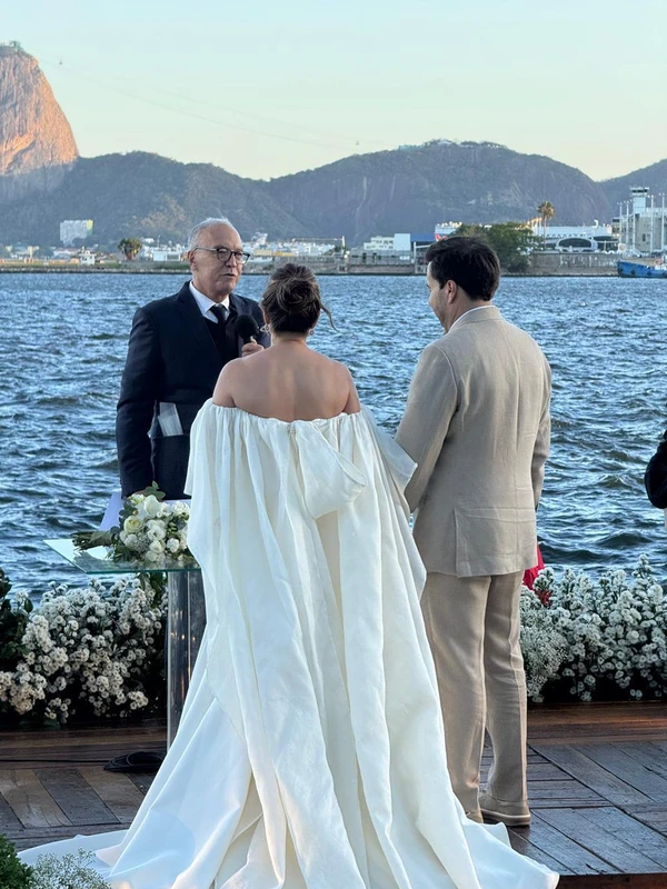 Nizan, Vanessa e Rodrigo Maia