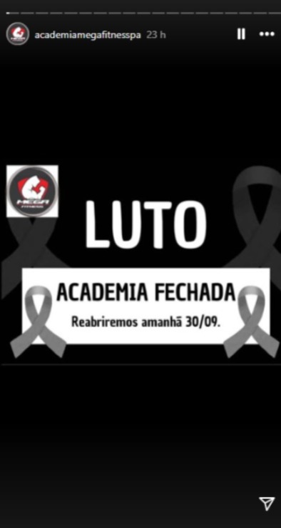 Nota de esclarecimento da Mega Fitness por Reprodução
