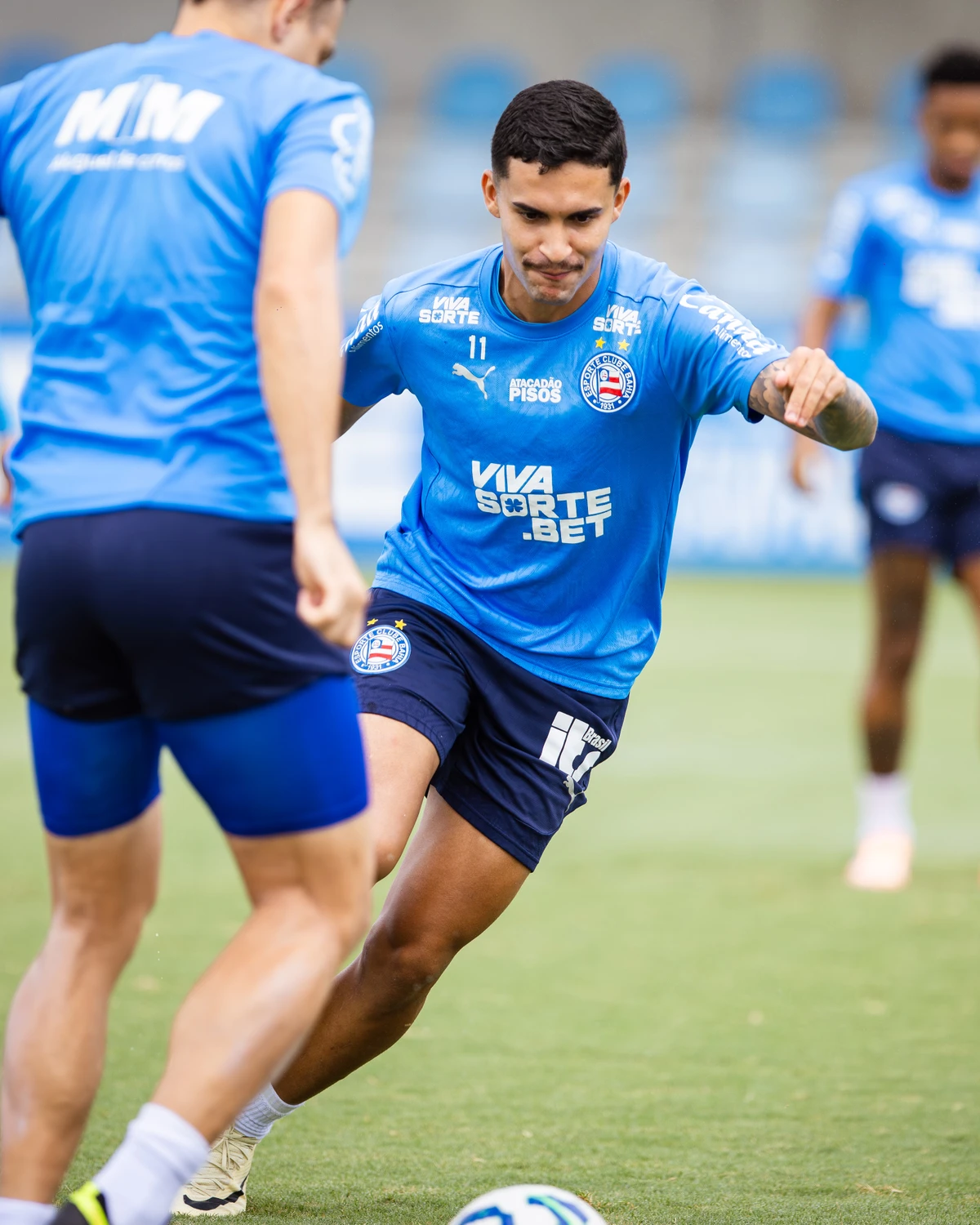 Último treino do Bahia antes de encarar o Botafogo por Letícia Martins/EC Bahia