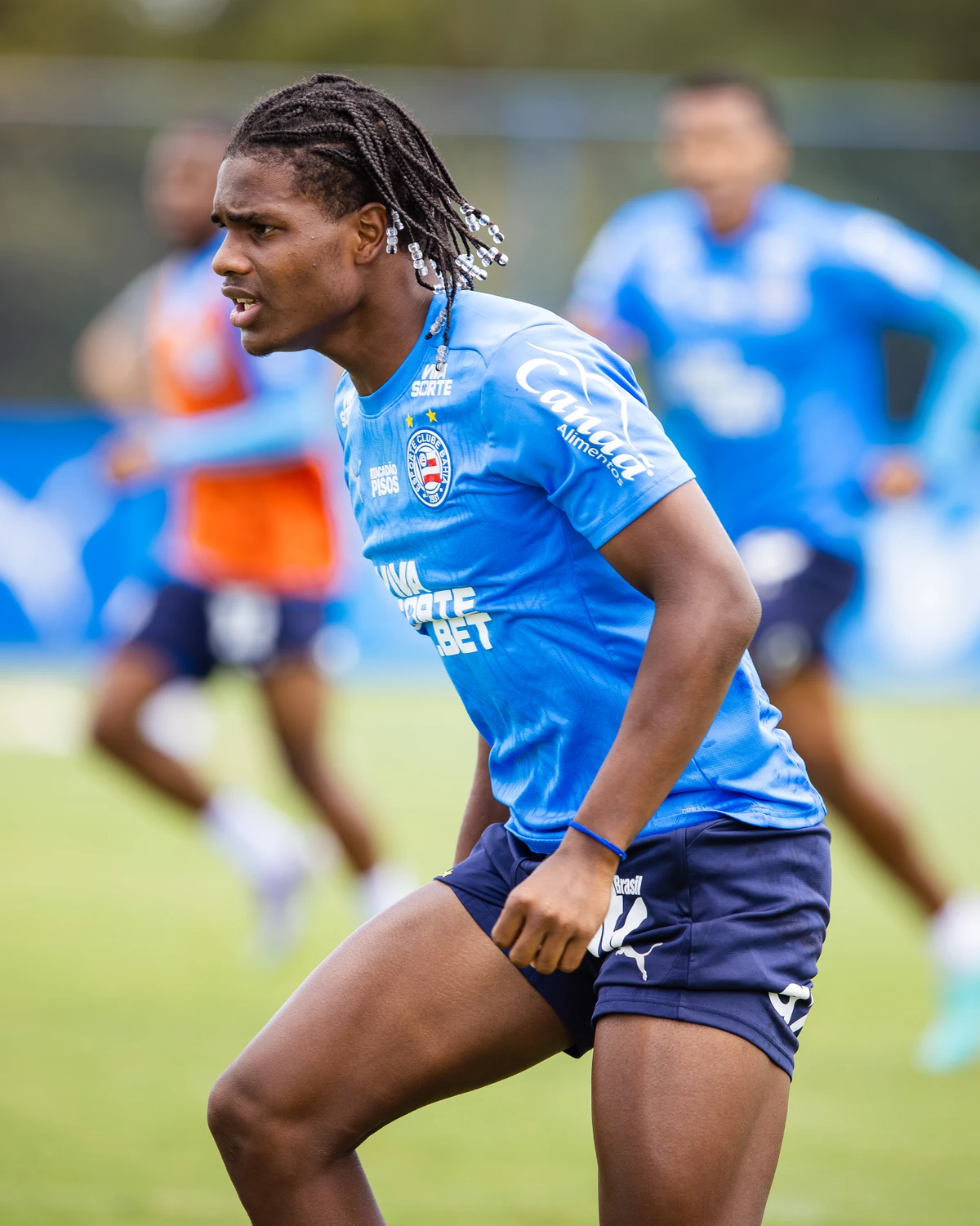 Último treino do Bahia antes de encarar o Botafogo por Letícia Martins/EC Bahia