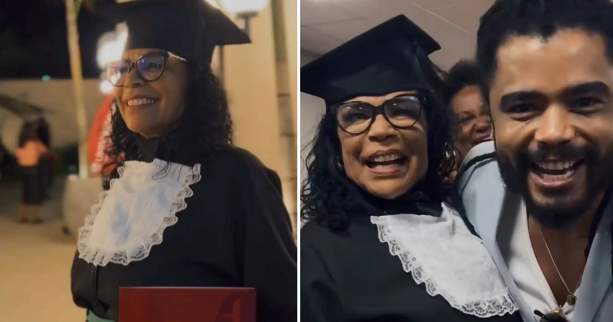 Imagem - Ex-BBB Dona Vilma se forma em faculdade aos 68 anos e celebra com post emocionante
