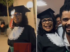 Imagem - Ex-BBB Dona Vilma se forma em faculdade aos 68 anos e celebra com post emocionante