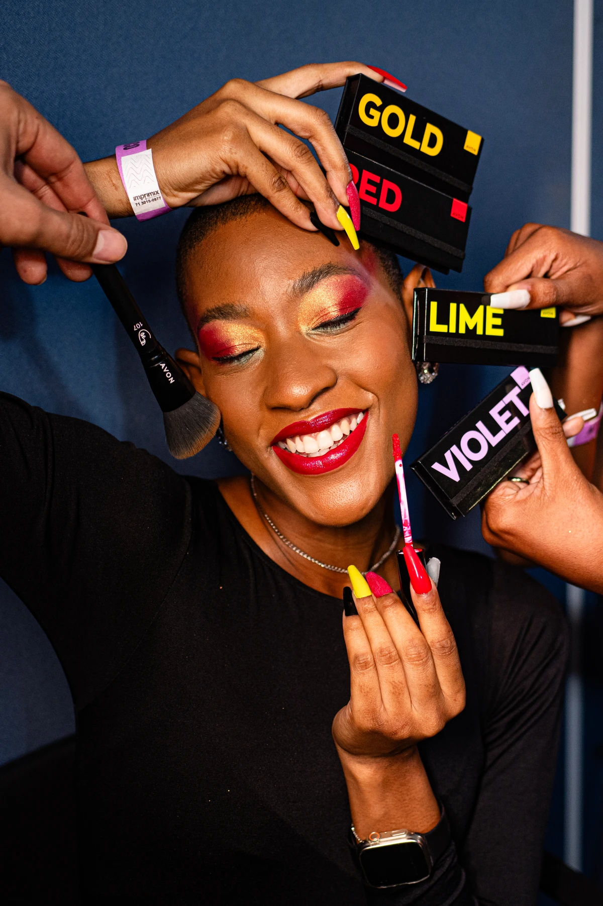 Backstage de beleza Afro Fashion Day 2024 |  por Lucas Assis