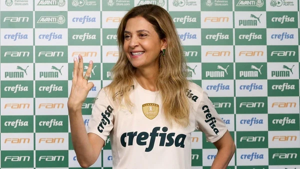 Leila Pereira por Fábio Menotti/Palmeiras