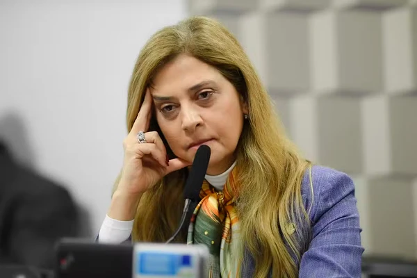 Leila Pereira, presidente do Palmeiras por  Jefferson Rudy/Agência Senado