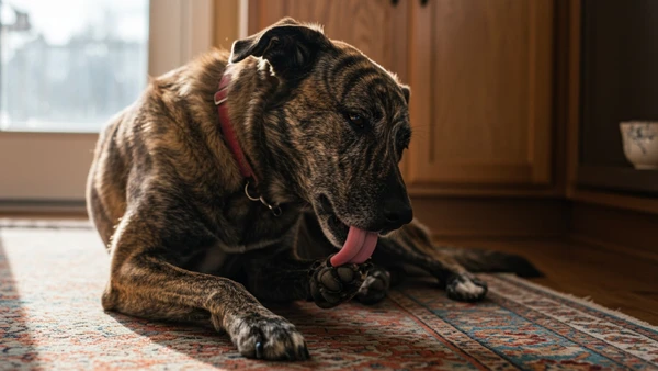 Parece mania, mas é alerta: saiba o que a lambedura excessiva nas patas do seu cão está tentando comunicar sobre a saúde dele