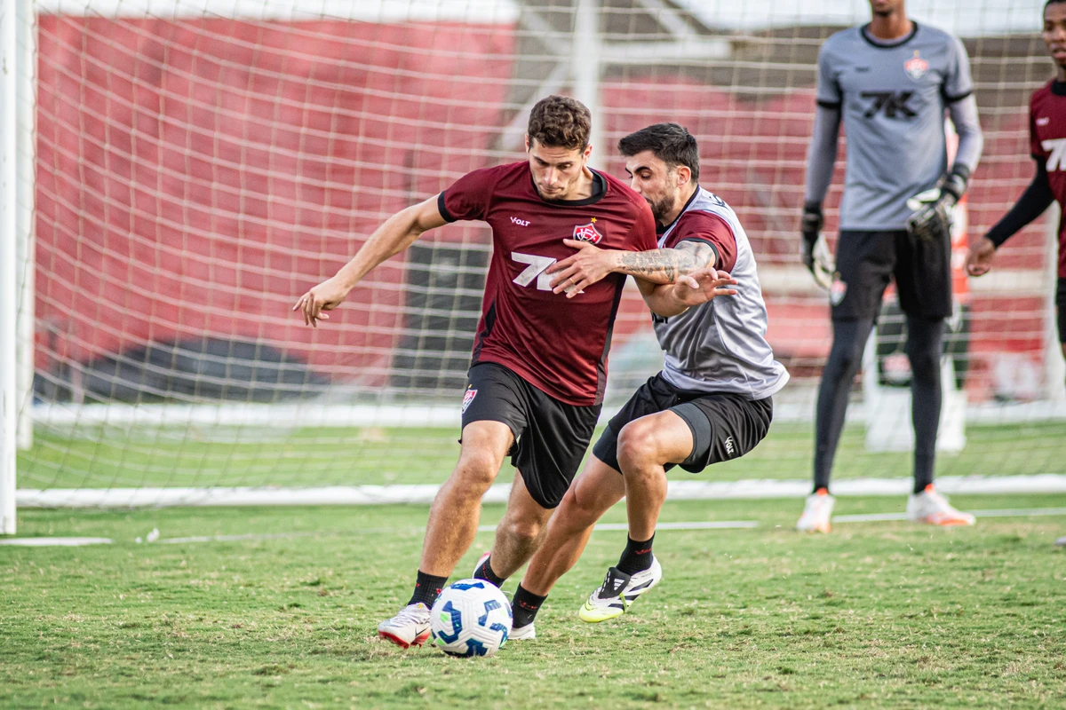 Último treino do Vitória antes de encarar o Ceará  por Vitctor Ferreira/EC Vitória