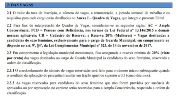 Veja mais informações do concurso de Cairu por Reprodução