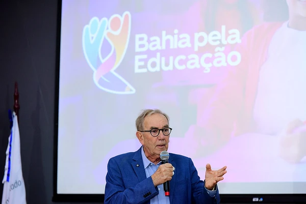 Wilson Cardoso, presidente da UPB e prefeito de Andaraí, discursou no evento por VALTER PONTES