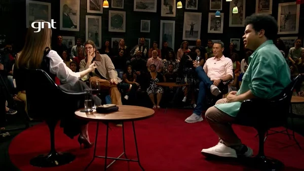 Fani Pacheco no "Que História é Essa, Porchat?"  por Reprodução/GNT