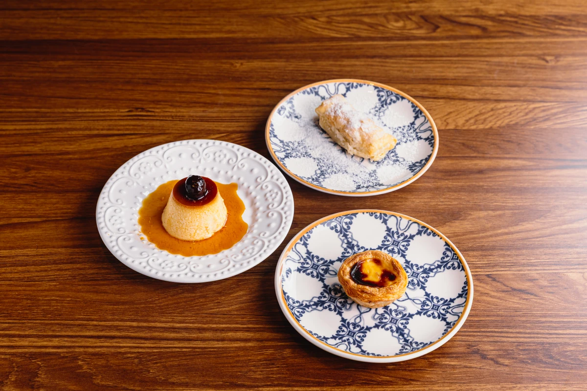 Sobremesas do restaurante Santiago Culinária Ibérica por Caio Diniz/Divulgação