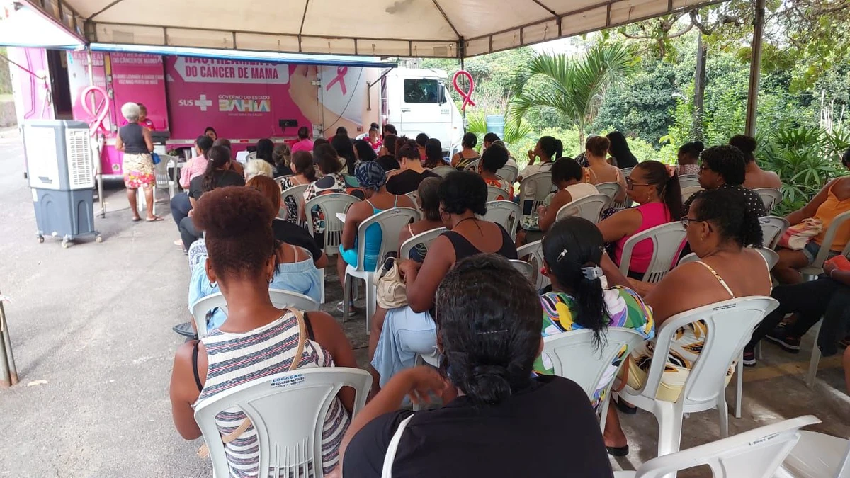 Mutirão de mamografias é realizado pela Mansão do Caminho e Sesab