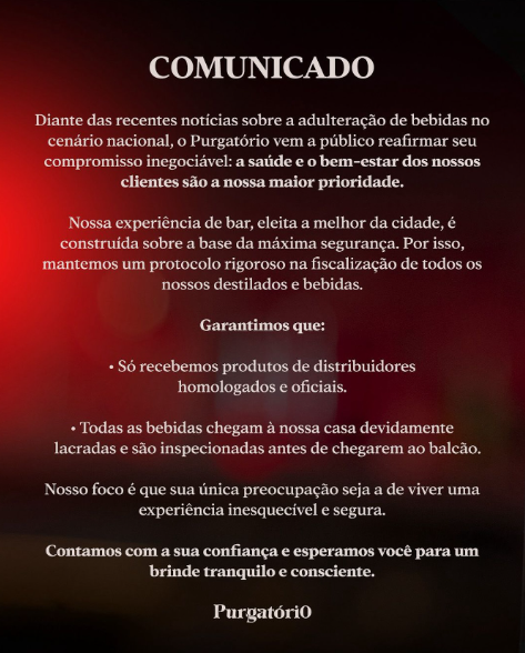 Nota de esclarecimento por Reprodução/Redes sociais