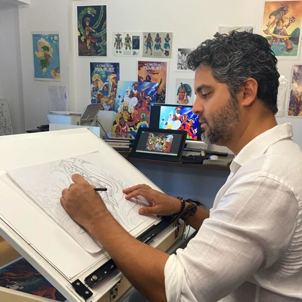Hugo Canuto ministrará oficina de ilustração para quadrinhos por Reprodução/Redes sociais