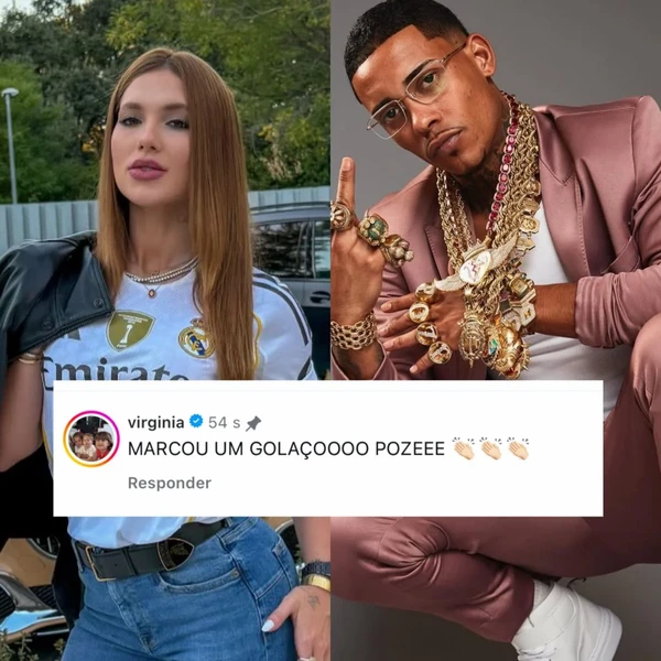 Virginia brincou com MC Poze após pedido para deixar Vini Jr 'respirar' por Reprodução