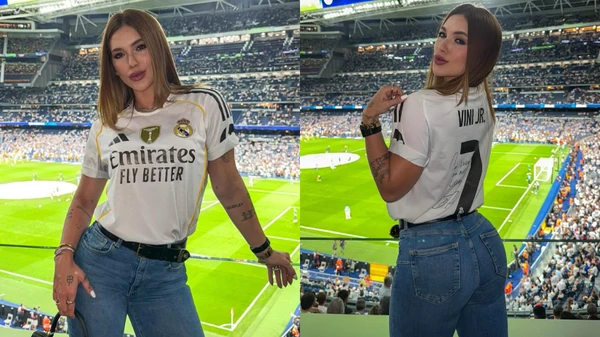Virginia no Santiago Bernabéu