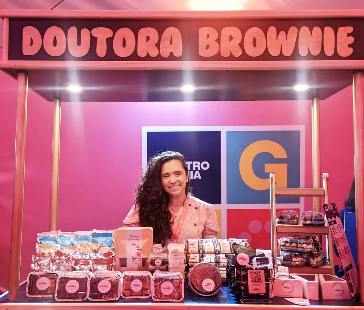 Andressa vende brownie com cacau de Ilhéus
