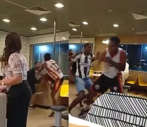 Briga em Mc Donald's de Salvador