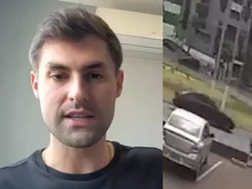 Imagem - Rezende, ex de Virginia, se envolve em acidente com moto; vídeo mostra momento da batida