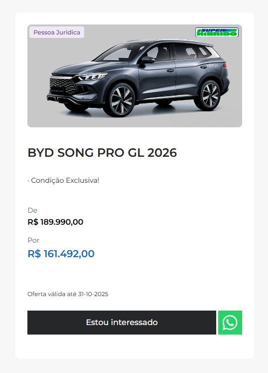 BYD Song Pro GL
