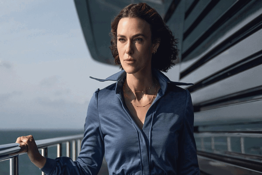 Em &#8220;A mulher na cabine 10&#8221;, Laura inicia uma investigação em um cruzeiro que coloca em risco sua vida (Imagem: Reprodução digital | Netflix)