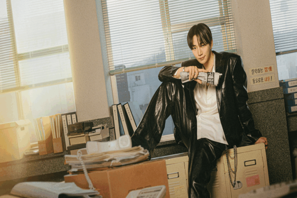 Em &#8220;Typhoon family&#8221;, Kang Tae-pung faz de tudo para salvar a empresa que herdou (Imagem: Reprodução digital | Netflix)