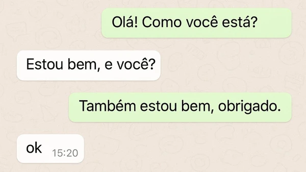 Especialistas revelam como a mensagem mais curta do mundo pode esconder desinteresse, evitar conflitos ou impor limites