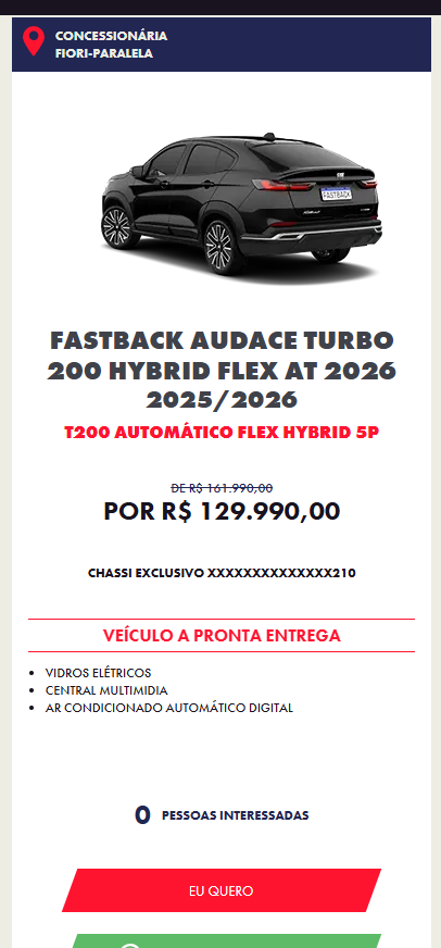 Fastback Audace Turbo 200 Hybrid Flex AT
