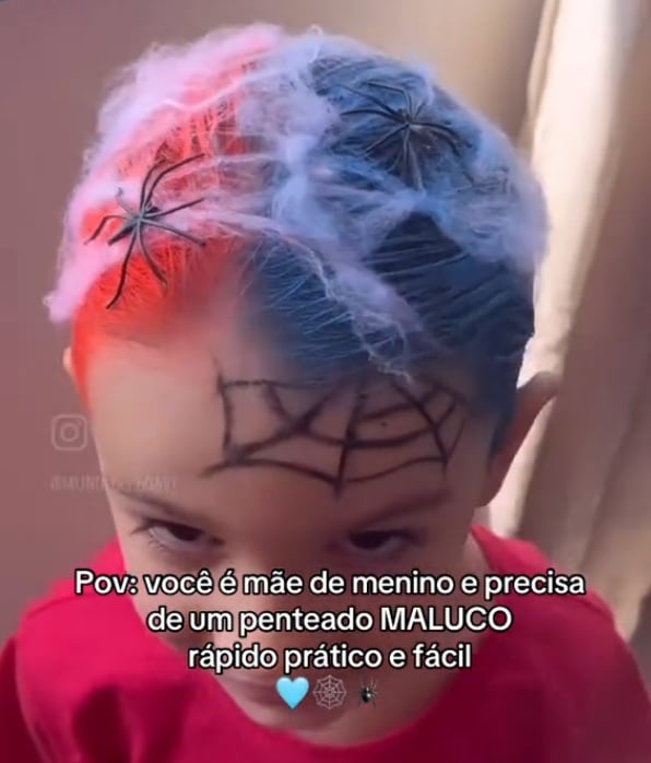 Ideias de cabelo maluco para meninos por Reprodução