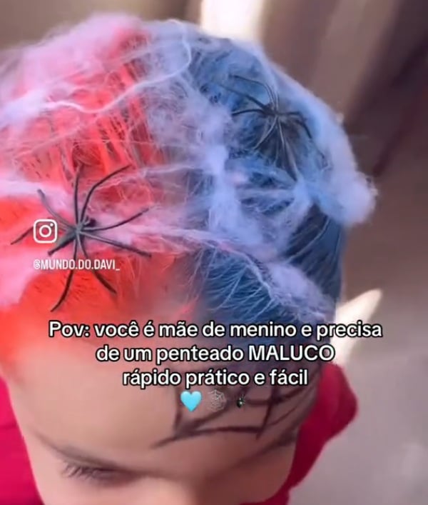 Ideias de cabelo maluco para meninos por Reprodução