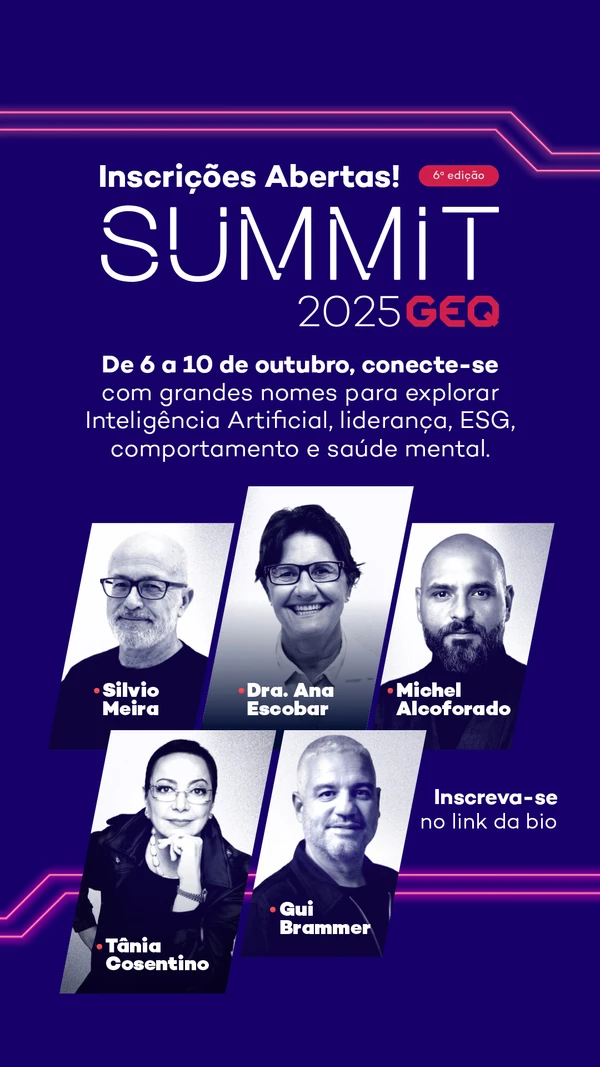 O evento é voltado ao aprimoramento pessoal e de carreira, agrega profissionais de renome dos mais diversos segmentos para refletir sobre temas que impactam o futuro e o presente de pessoas e negócios