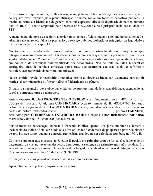 Uneb comete transfobia e Estado terá que indenizar estudante  por Reprodução