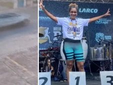 Imagem - Vídeo mostra momento em que agente federal é atropelada por carro na contramão