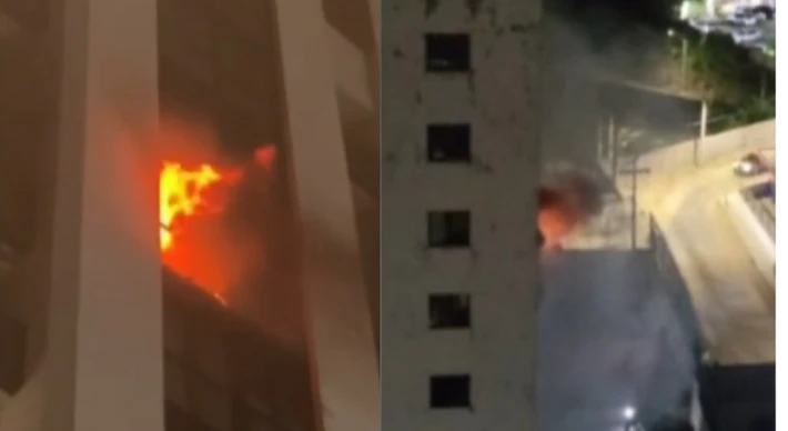 Imagem - Incêndio destrói apartamento e faz condomínio ser evacuado na Pituba