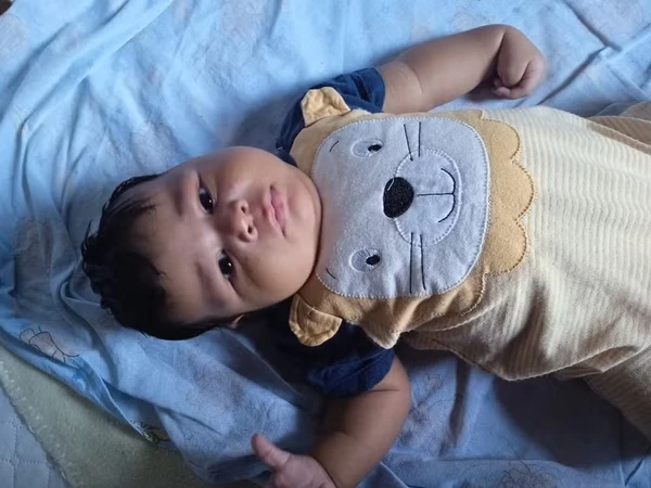 Alderico é o nono filho de Ariane Borges por Reprodução