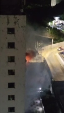 Apartamento pegou prédio por Reprodução