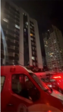 Apartamento pegou prédio por Reprodução