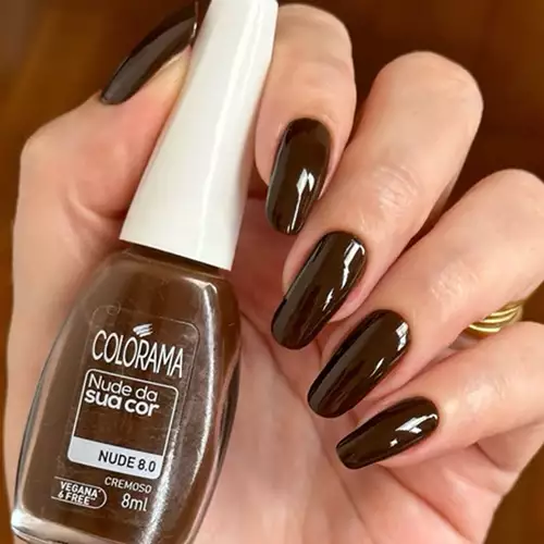Esmalte Cremoso Nude Da Sua Cor - Nude 8.0 - Colorama por Reprodução