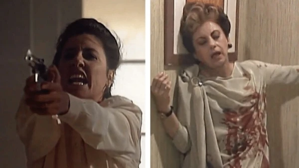 Leila matou Odete Roitman em 'Vale tudo', 1988 por Reprodução 