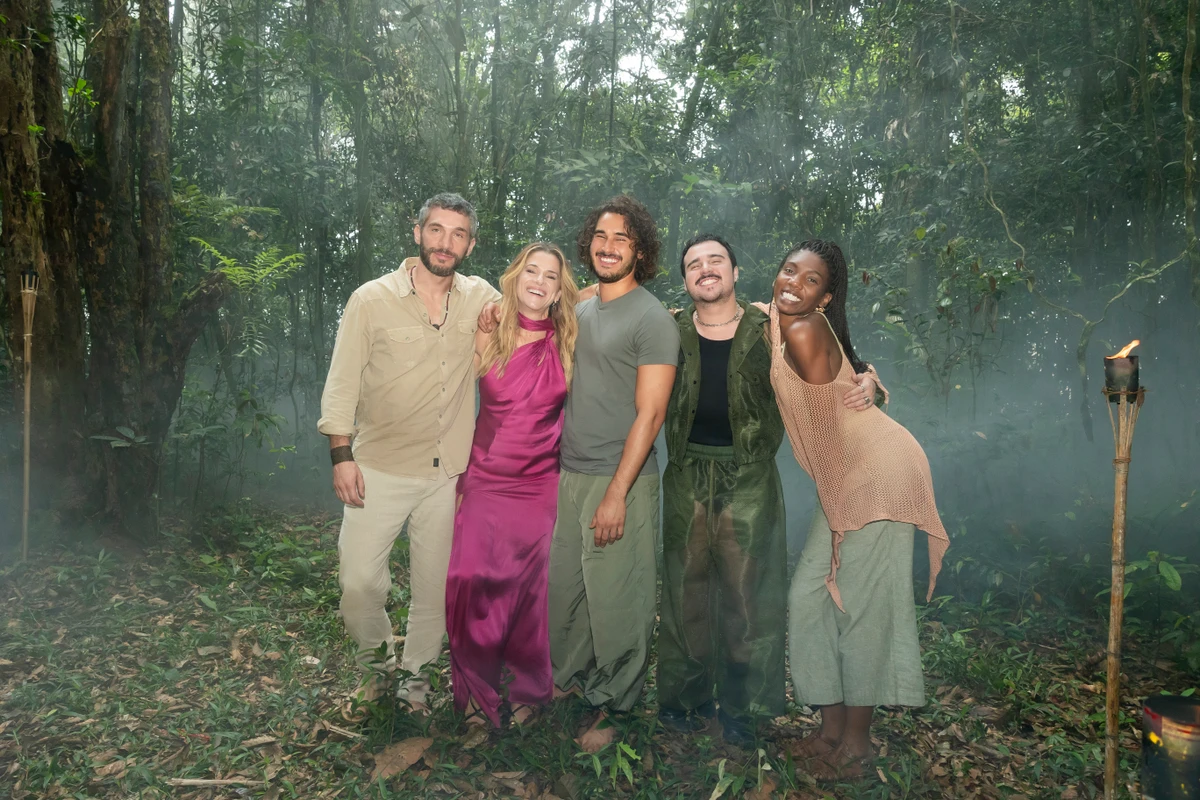 Michel Noher, Ingrid Guimarães, Filipe Bragança, Rafa Chalub e Késia Estácio por Kelly Fuzaro/Divulgação