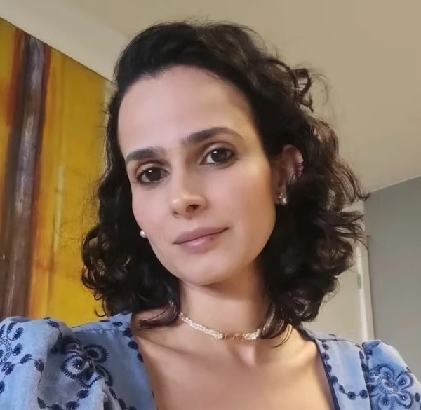 Reginaldo Faria e Joana Werneck por Reprodução