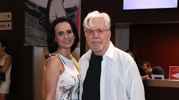 Reginaldo Faria e Joana Werneck por Reprodução