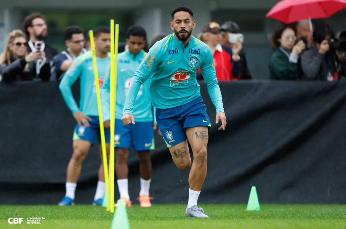 Seleção treinando em preparação para encarar a Coreia do Sul  por Rafael Ribeiro/CBF