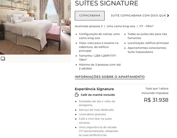 Suíte de Odete Roitman por Reprodução