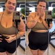 Imagem - Thais Carla fica eufórica ao 'conhecer' parte do seu corpo após perder 70kg; veja