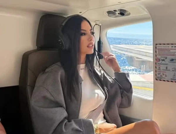 A atriz e apresentadora Elisabetta Gregoraci, ex-esposa do empresário Flavio Briatore por Reprodução